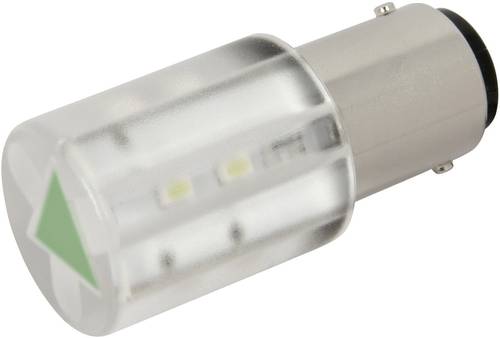 CML 18561231 LED-Signalleuchte Grün BA15d 230 V/AC 280 mcd von CML
