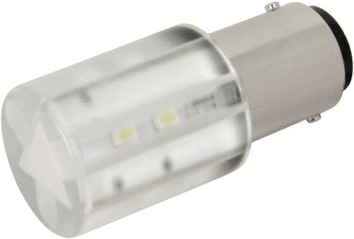 CML 1856123W LED-Signalleuchte Kaltweiß BA15d 230 V/AC 380 mcd von CML
