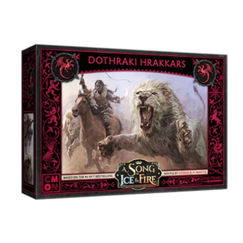 A Song of Ice and Fire Tabletop Miniatures Dothraki Hrakkars Box Set - Fierce Nomadic Warriors of The Great Grass Sea, Strategiespiel für Erwachsene ab 14 Jahren, 2+ Spieler, 45-60 Minuten Spielzeit, A Song of Ice and Fire Tabletop Miniatures Dothraki Hrakkars Box Set - Fierce Nomadic Warriors of The Great Grass Sea, Strategiespiel für Erwachsene ab 14 Jahren, 2+ Spieler, 45-60 Minuten Spielzeit, von CMON