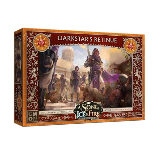 A Song of Ice and Fire Tabletop Miniatures Game Darkstar Retinue Unit Box - Lethal Warriors for Strategic Warfare, Strategiespiel für Erwachsene, ab 14 Jahren, 2+ Spieler, 45-60 Minuten Spielzeit, A Song of Ice and Fire Tabletop Miniatures Game Darkstar Retinue Unit Box - Lethal Warriors for Strategic Warfare, Strategiespiel für Erwachsene, ab 14 Jahren, 2+ Spieler, 45-60 Minuten Spielzeit, von CMON