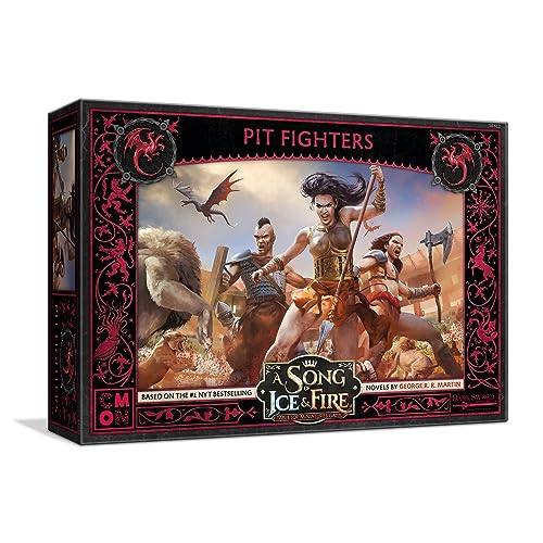 A Song of Ice and Fire Tabletop Miniatures Game Pit Fighters Unit Box - Add Fearless Warriors to Your Battles! Strategiespiel für Erwachsene, ab 14 Jahren, 2+ Spieler, 45-60 Minuten Spielzeit, von CMON