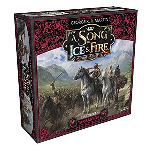 CMON, A Song of Ice & Fire – Targaryen, Starterset, Tabletop, 2 Spieler, Ab 14+ Jahren, 45+ Minuten, Deutsch, Mehrsprachig von CMON