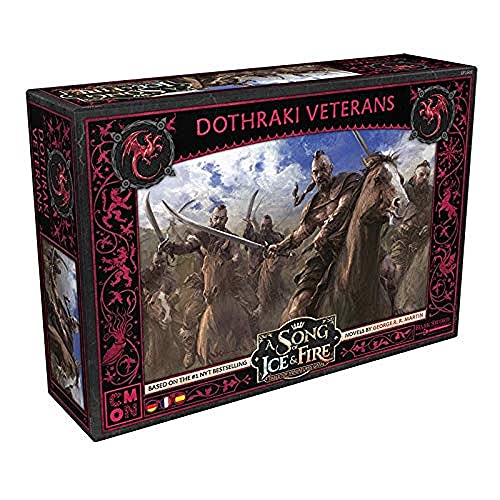 CMON, A Song of Ice & Fire – Veteranen der Dothraki, Erweiterung, Tabletop, 2 Spieler, Ab 14+ Jahren, 45+ Minuten, Deutsch, Mehrsprachig von CMON