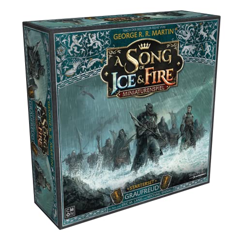 CMON, A Song of Ice & Fire – Graufreud Starterset, Erweiterung, Tabletop, 2 Spieler, Ab 14+ Jahren, 45+ Minuten, Deutsch, Mehrsprachig von CMON