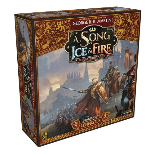 CMON, A Song of Ice & Fire – Lennister, Starterset, Tabletop, 2 Spieler, Ab 14+ Jahren, 45+ Minuten, Deutsch, Mehrsprachig von CMON