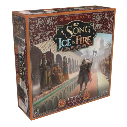 CMON, A Song of Ice & Fire – Martell, Starterset, Tabletop, 2 Spieler, Ab 14+ Jahren, 45-60 Minuten, Deutsch, Mehrsprachig von CMON