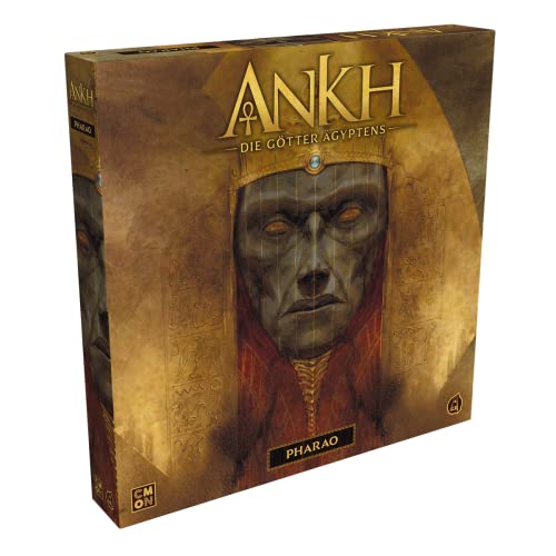 CMON | Ankh – Pharao | Erweiterung | Kennerspiel | Strategiespiel | 2-5 Spieler | Ab 14+ Jahren | 90 Minuten | Deutsch von CMON