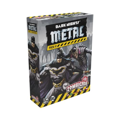 CMON, Zombicide 2. Edition – Batman Dark Nights Metal Pack 1, Miniaturen-Erweiterung, Kennerspiel, Dungeon Crawler, 1-6 Spieler, Ab 14+ Jahren, 60 Minuten, Deutsch, Mehrsprachig von CMON