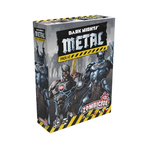 CMON | Zombicide 2. Edition – Batman Dark Nights Metal Pack 2 | Miniaturen-Erweiterung | Kennerspiel | Dungeon Crawler | 1-6 Spieler | Ab 14+ Jahren | 60 Minuten | Deutsch | Mehrsprachig von CMON