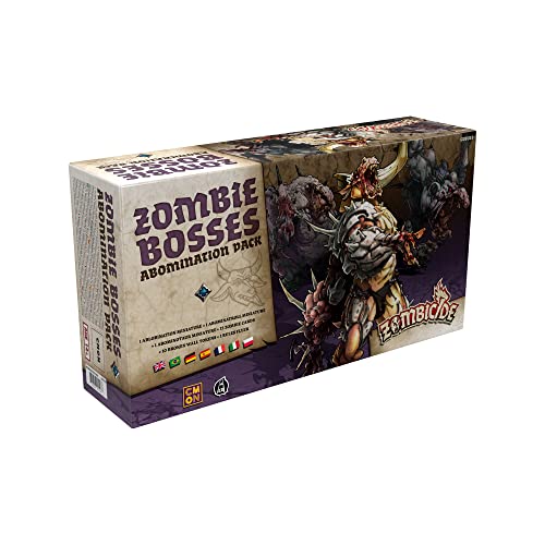 CMON | Zombicide: Black Plague – Zombie Bosses | Erweiterung | Kennerspiel | Dungeon Crawler | 1-6 Spieler | Ab 14+ Jahren | 60 Minuten | Deutsch | Mehrsprachig von Asmodee