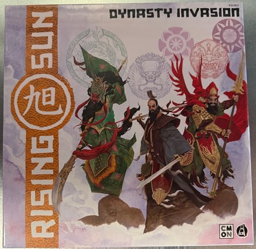 Asmodee Rising Sun - Dynastie-Invasion, Erweiterung, Kennerspiel, Strategiespiel, Deutsch von CMON