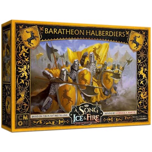 CMON A Song of Ice and Fire Tabletop Miniatur-Spiel Baratheon Halberdiers Unit Box – Haus Baratheon Vanguard Defense! Strategiespiel für Erwachsene, ab 14 Jahren, 2+ Spieler, 45–60 Minuten Spielzeit, CMON A Song of Ice and Fire Tabletop Miniatur-Spiel Baratheon Halberdiers Unit Box – Haus Baratheon Vanguard Defense! Strategiespiel für Erwachsene, ab 14 Jahren, 2+ Spieler, 45–60 Minuten Spielzeit, von CMON