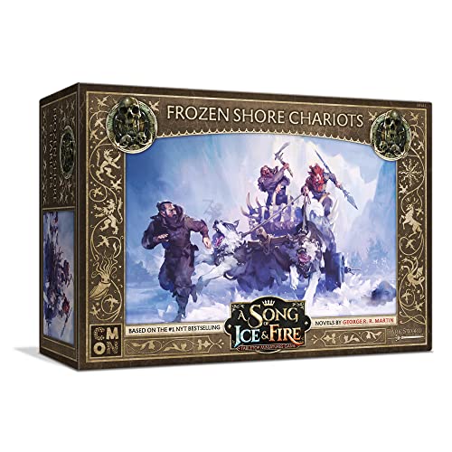 CMON A Song of Ice and Fire Tabletop Miniatures Frozen Shore Chariots Unit Box, Strategiespiel für Teenager und Erwachsene, ab 14 Jahren, für 2 Spieler, durchschnittliche Spielzeit 45–60 Minuten, CMON A Song of Ice and Fire Tabletop Miniatures Frozen Shore Chariots Unit Box, Strategiespiel für Teenager und Erwachsene, ab 14 Jahren, für 2 Spieler, durchschnittliche Spielzeit 45–60 Minuten, von CMON