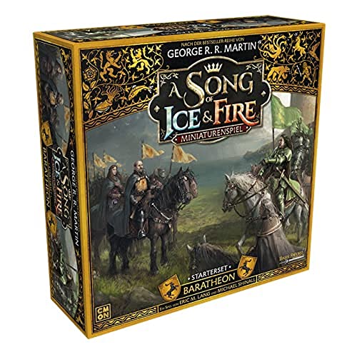 CMON, A Song of Ice & Fire – Baratheon, Starterset, Tabletop, 2 Spieler, Ab 14+ Jahren, 45+ Minuten, Deutsch, Mehrsprachig von CMON