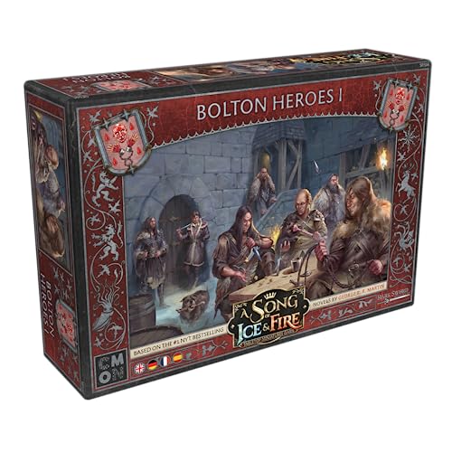 CMON | A Song of Ice & Fire – Helden von Haus Bolton I | Erweiterung | Tabletop | 2 Spieler | Ab 14+ Jahren | 45-60 Minuten | Deutsch | Mehrsprachig von CMON