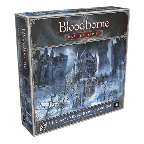 CMON | Bloodborne: Das Brettspiel – Verlassenes Schloss Cainhurst | Erweiterung | Expertenspiel | Dungeon Crawler | 1-4 Spieler | Ab 14+ Jahren | 60-90 Minuten | Deutsch von CMON