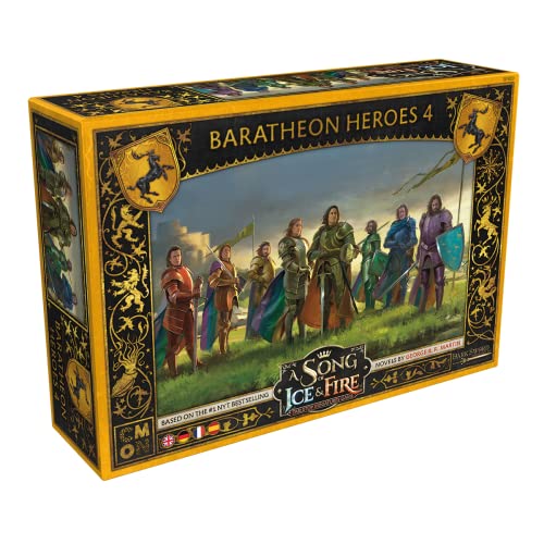 CMON, A Song of Ice & Fire – Helden von Haus Baratheon IV, Erweiterung, Tabletop, 2 Spieler, Ab 14+ Jahren, 45-60 Minuten, Deutsch, Mehrsprachig von CMON