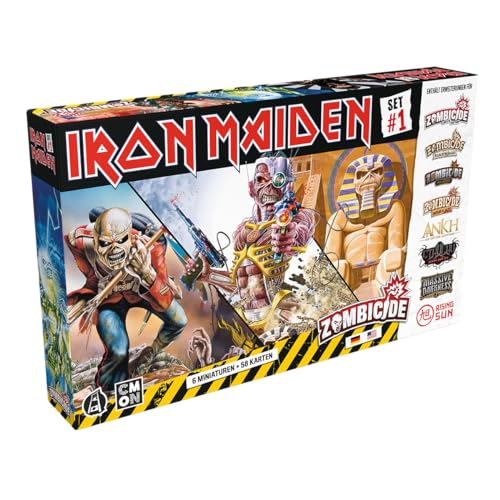 CMON | Iron Maiden Character Pack 1 | Miniaturen-Erweiterung | Kennerspiel | Dungeon Crawler | 1-6 Spieler | Ab 14+ Jahren | 60 Minuten | Deutsch | Mehrsprachig von CMON