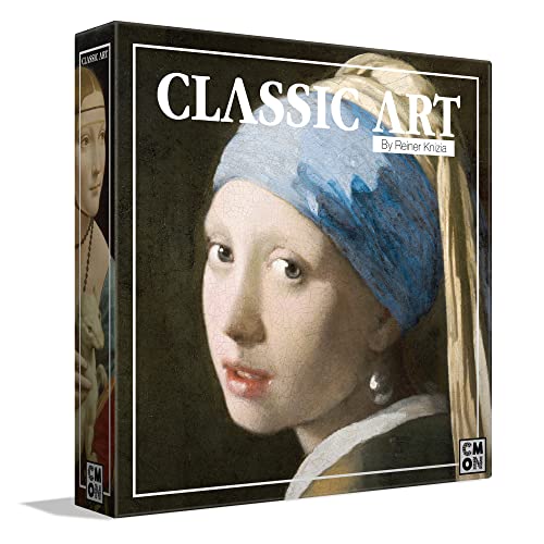 CMON Klassisches Kunst-Brettspiel, Strategiespiel der Kunstsammlung, EIN wettbewerbsfähiges Spiel der Vorhersage, ideal für Spieleabende mit Erwachsenen, ab 14 Jahren, 2–5 Spieler, durchschnittliche CMON Klassisches Kunst-Brettspiel, Strategiespiel der Kunstsammlung, EIN wettbewerbsfähiges Spiel der Vorhersage, ideal für Spieleabende mit Erwachsenen, ab 14 Jahren, 2–5 Spieler, durchschnittliche von CMON