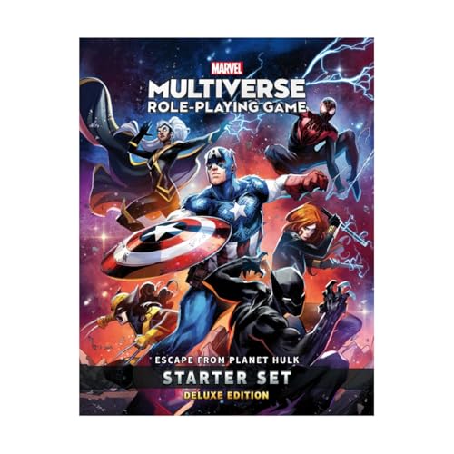 CMON Marvel Multiverse RPG: Escape from Planet Hulk, Starter-Set, Rollenspiel, ab 12 Jahren, 2-7 Spieler, 4 Stunden Spieldauer von CMON
