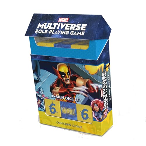 CMON Marvel Multiverse ab 14 Jahren: X-Men-Würfelset, Rollenspiel-Zubehör, ab 14 Jahren, für 4 Spieler CMON Marvel Multiverse ab 14 Jahren: X-Men-Würfelset, Rollenspiel-Zubehör, ab 14 Jahren, für 4 Spieler von CMON