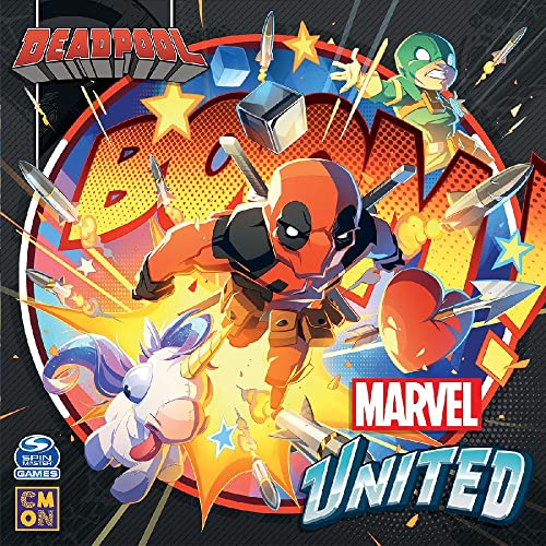 CMON, Marvel United – Deadpool, Erweiterung, Familienspiel, Brettspiel, 1-4 Spieler, Ab 10+ Jahren, 40 Minuten, Deutsch von CMON