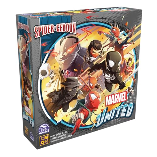CMON, Marvel United: Spider-Geddon, Grundspiel, Familienspiel, Brettspiel, 1-5 Spieler, Ab 10+ Jahren, 40 Minuten, Deutsch CMON, Marvel United: Spider-Geddon, Grundspiel, Familienspiel, Brettspiel, 1-5 Spieler, Ab 10+ Jahren, 40 Minuten, Deutsch von CMON