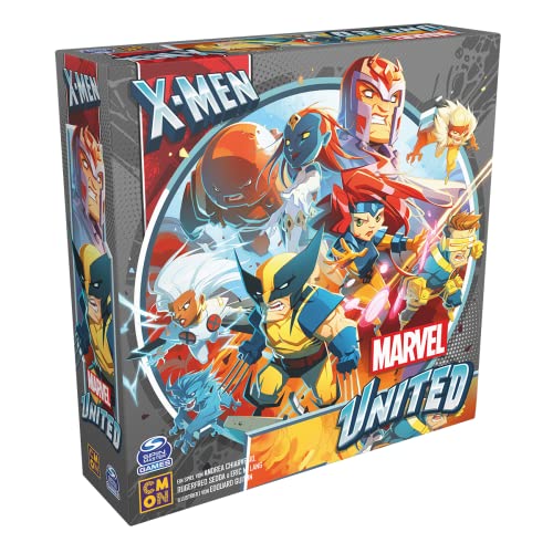 CMON, Marvel United: X-Men, Grundspiel, Familienspiel, Brettspiel, 1-5 Spieler, Ab 10+ Jahren, 40 Minuten, Deutsch von CMON