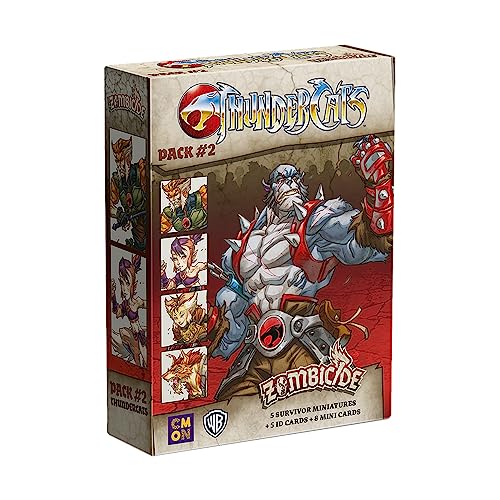 CMON | Zombicide – Thundercats Pack 2 | Helden-Erweiterung | Kennerspiel | Dungeon Crawler | 1-6 Spieler | Ab 14+ Jahren | 60-120 Minuten | Deutsch | Mehrsprachig von CMON