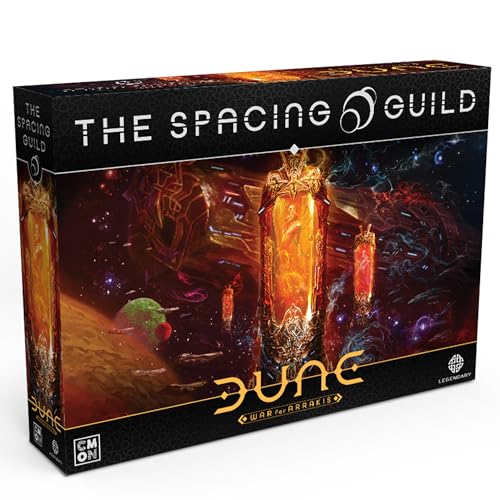 Dune: The Spacing Guild Brettspiel-Erweiterung – Tabletop Miniaturen Strategiespiel mit asymmetrischem Gameplay für Kinder und Erwachsene, ab 14 Jahren, 1-4 Spieler, 120 Minuten Spielzeit, hergestellt von CMON