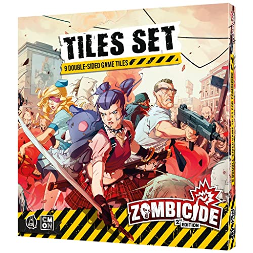 Edge Entertainment CMON CMON Zombicide Zweite Ausgabe: Fliesen Set - Erweiterung (CMZCD007ES) von CMON