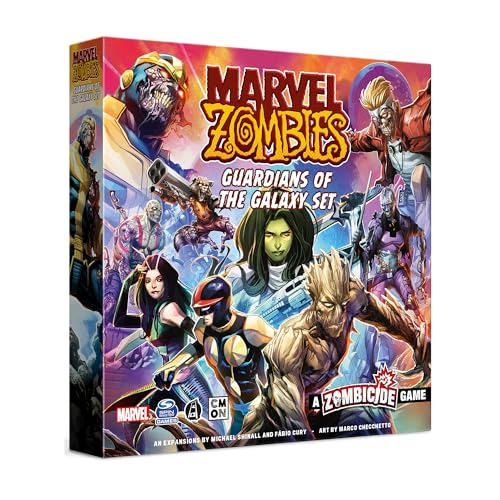 Marvel Zombies Guardians of The Galaxy Expansion - Strategie-Brettspiel, kooperatives Spiel für Kinder und Erwachsene, Zombie-Brettspiel, ab 14 Jahren, 1-6 Spieler, 90 Minuten Spielzeit, hergestellt von CMON
