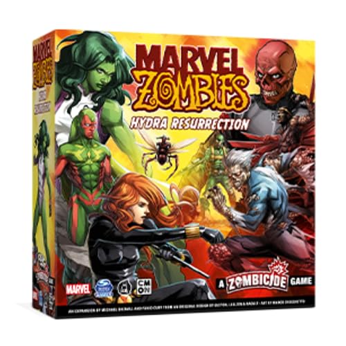 Marvel Zombies Hydra Resurrection Expansion - Strategie-Brettspiel, kooperatives Spiel für Kinder und Erwachsene, Zombie-Brettspiel, ab 14 Jahren, 1-6 Spieler, 90 Minuten Spielzeit, hergestellt von Marvel Zombies Hydra Resurrection Expansion - Strategie-Brettspiel, kooperatives Spiel für Kinder und Erwachsene, Zombie-Brettspiel, ab 14 Jahren, 1-6 Spieler, 90 Minuten Spielzeit, hergestellt von von CMON