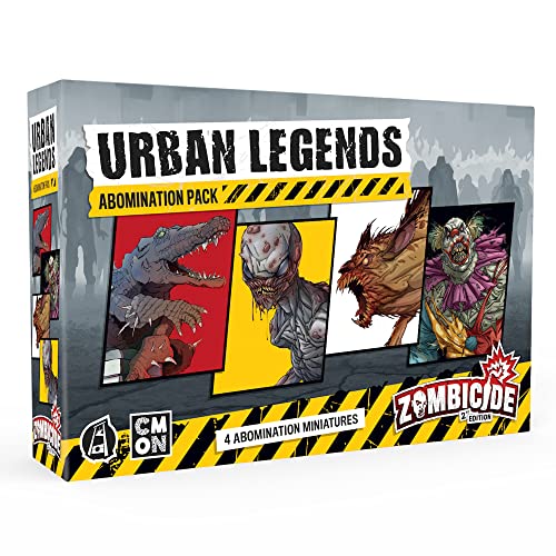 Zombicide 2nd Edition Urban Legends Abomination Pack 4 Abomination Miniatures von CMON