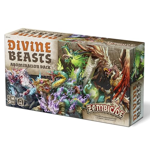 Zombicide White Death:Divine Beasts Abomination Pack - Erweiterung Mythische Kreatur, Kooperatives Strategiespiel mit Tischfiguren, ab 14 Jahren, 1-6 Spieler, 1 Stunde Spielzeit Zombicide White Death:Divine Beasts Abomination Pack - Erweiterung Mythische Kreatur, Kooperatives Strategiespiel mit Tischfiguren, ab 14 Jahren, 1-6 Spieler, 1 Stunde Spielzeit von CMON