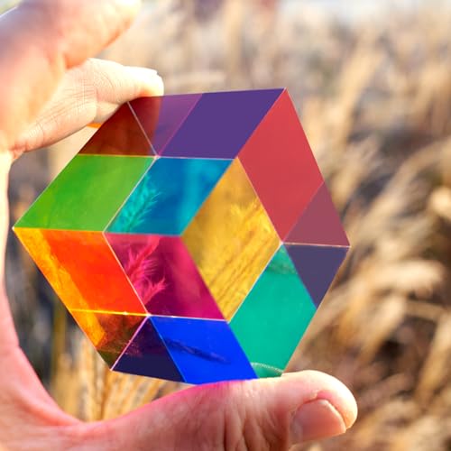 CMYCUBE CMY Farbwanne, 50 mm, Acryl, Prisma, für Sportunterricht, Computerdekoration, wissenschaftliches Spielzeug, Geschenke für Kinder CMYCUBE CMY Farbwanne, 50 mm, Acryl, Prisma, für Sportunterricht, Computerdekoration, wissenschaftliches Spielzeug, Geschenke für Kinder von CMYCUBE