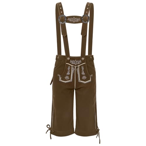 CNAFGBGG 1pc Oktoberfest Kostüm, Bayerisches Kostüm der Männer mit exquisiten Stickereien männliches Bierfestival -Outfit, Adult Halloween Kostüme, m von CNAFGBGG