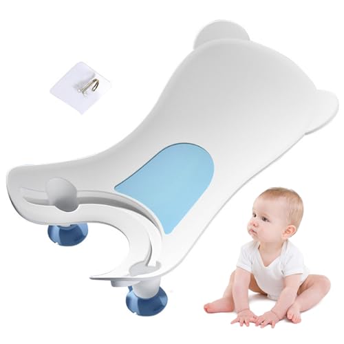 CNAFGBGG Babyspüle Bad mit Saugnapfbecher, tragbares Waschbecken Babybad mit hängenden Loch, Gesäßstütze Waschwerkzeug für die tägliche Badewanne.. CNAFGBGG Babyspüle Bad mit Saugnapfbecher, tragbares Waschbecken Babybad mit hängenden Loch, Gesäßstütze Waschwerkzeug für die tägliche Badewanne.. von CNAFGBGG