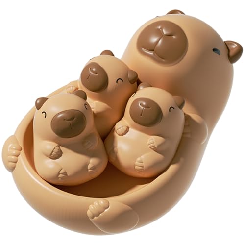 CNAFGBGG Badesspielzeug, süße Mutter Capybara und 3 Baby Capybara, weiche Vinyl -schwimmende Poolspielzeug für Kleinkinder.. CNAFGBGG Badesspielzeug, süße Mutter Capybara und 3 Baby Capybara, weiche Vinyl -schwimmende Poolspielzeug für Kleinkinder.. von CNAFGBGG