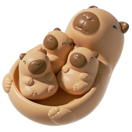 CNAFGBGG Badesspielzeug, süße Mutter Capybara und 3 Baby Capybara, weiche Vinyl -schwimmende Poolspielzeug für Kleinkinder. CNAFGBGG Badesspielzeug, süße Mutter Capybara und 3 Baby Capybara, weiche Vinyl -schwimmende Poolspielzeug für Kleinkinder. von CNAFGBGG