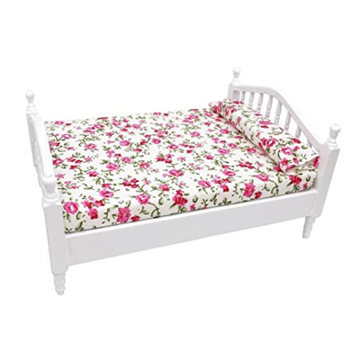 CNAFGBGG Dollhouse Bett Miniatur Schlafzimmer Möbel winzige Doppelbett -Puppenhaus Ornament Kinder DIY Spielzeug. CNAFGBGG Dollhouse Bett Miniatur Schlafzimmer Möbel winzige Doppelbett -Puppenhaus Ornament Kinder DIY Spielzeug. von CNAFGBGG