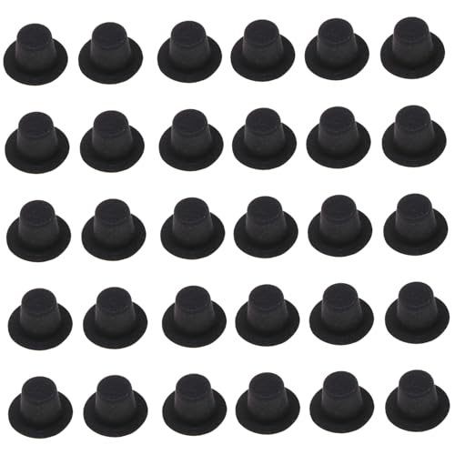 CNAFGBGG Mini -Top -Hut, 30pcs 2, 7 Zoll Plastik Black Top Hut, niedliche DIY winzig für Snowman Puppen Cupcakes Cakes Crafts Christmas Party Dekor.. CNAFGBGG Mini -Top -Hut, 30pcs 2, 7 Zoll Plastik Black Top Hut, niedliche DIY winzig für Snowman Puppen Cupcakes Cakes Crafts Christmas Party Dekor.. von CNAFGBGG