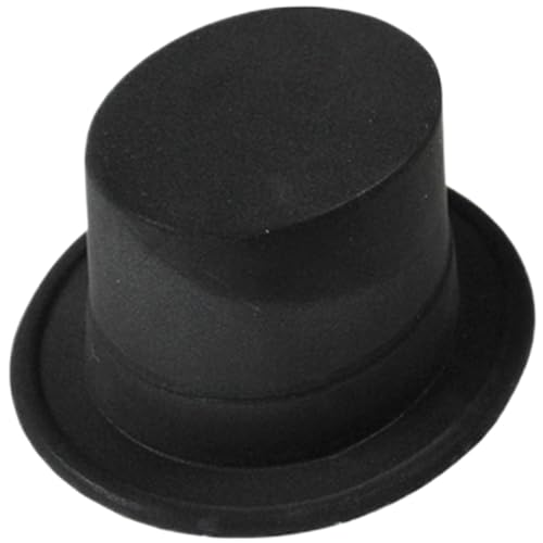 CNAFGBGG Top -Hut, 5 Zoll schwarzer Top -Hut, modischer Zauberer, Retro Fedora Hats für Männer Frauen Kinder strömen Party für Rollenspiele für Partys Festival. CNAFGBGG Top -Hut, 5 Zoll schwarzer Top -Hut, modischer Zauberer, Retro Fedora Hats für Männer Frauen Kinder strömen Party für Rollenspiele für Partys Festival. von CNAFGBGG