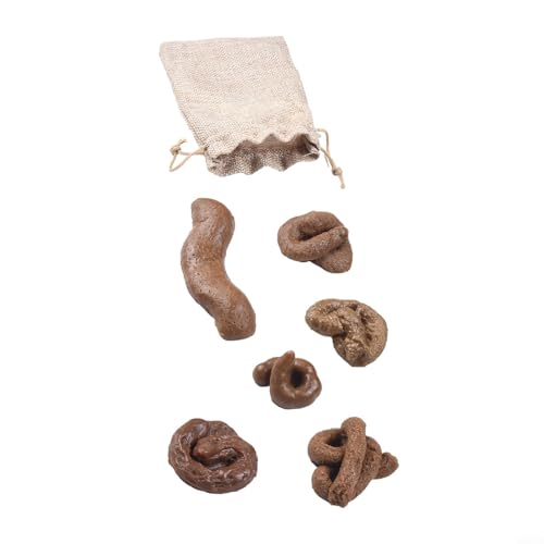 CNANRNANC 6 x realistische Hundekot mit Tasche, lustiges Spielzeug, weich aus TPR, leicht, sicher, weich, wiederverwendbar und liegt nicht an Ihren Händen CNANRNANC 6 x realistische Hundekot mit Tasche, lustiges Spielzeug, weich aus TPR, leicht, sicher, weich, wiederverwendbar und liegt nicht an Ihren Händen von CNANRNANC