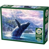 COBBLE HILL 3840021 Puzzle 1000 Teile Buckelwal im Glacier Bay von COBBLE HILL