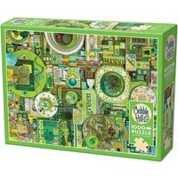 COBBLE HILL 3840059 Puzzle 1000 Teile Grün von COBBLE HILL