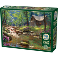 COBBLE HILL 3840199 Puzzle 1000 Teile Waldhütte am Bach COBBLE HILL 3840199 Puzzle 1000 Teile Waldhütte am Bach von COBBLE HILL