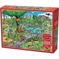 COBBLE HILL 3844502 Puzzle 1000 Teile Verrückter Golfplatz von COBBLE HILL
