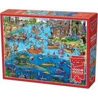 COBBLE HILL 3844503 Puzzle 1000 Teile Verrückter Angelausflug von COBBLE HILL