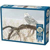COBBLE HILL 3845050 Puzzle 500 Teile Schneeeule auf dem Ast von COBBLE HILL